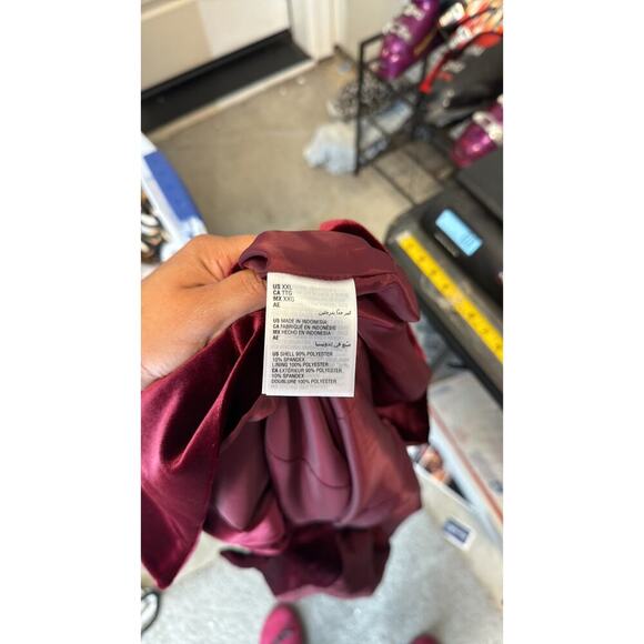International Concepts maroon Velvet Blazer chic special occasion size 2XL - Picture 8 of 8